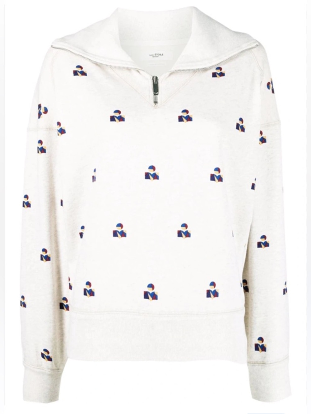 Isabel Marant Étoile "Milly" logo-print cotton-blend Sz.40